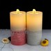 Deolaco Humidifier 8'' Flameless Candles Fountain With Relaxing Water Sounds For Spa/Yoga/Home Decor Lights/Romantic Gifts Room Humidifiers Kitchen LED Night Lights Aroma Diffusers With Remote (Red) - B07D4GSDGC